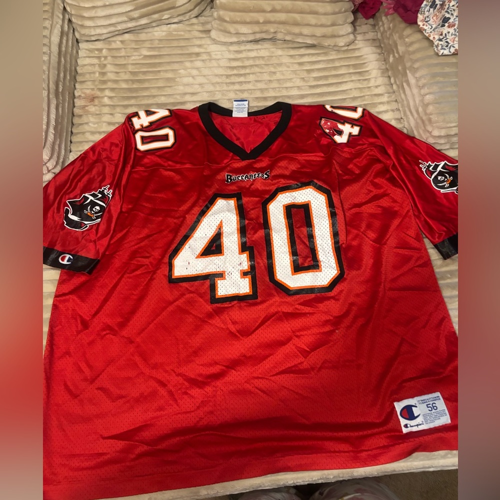 Vintage Champion Tampa Bay Buccaneers Mike Alstott #40 Replica Football Jersey